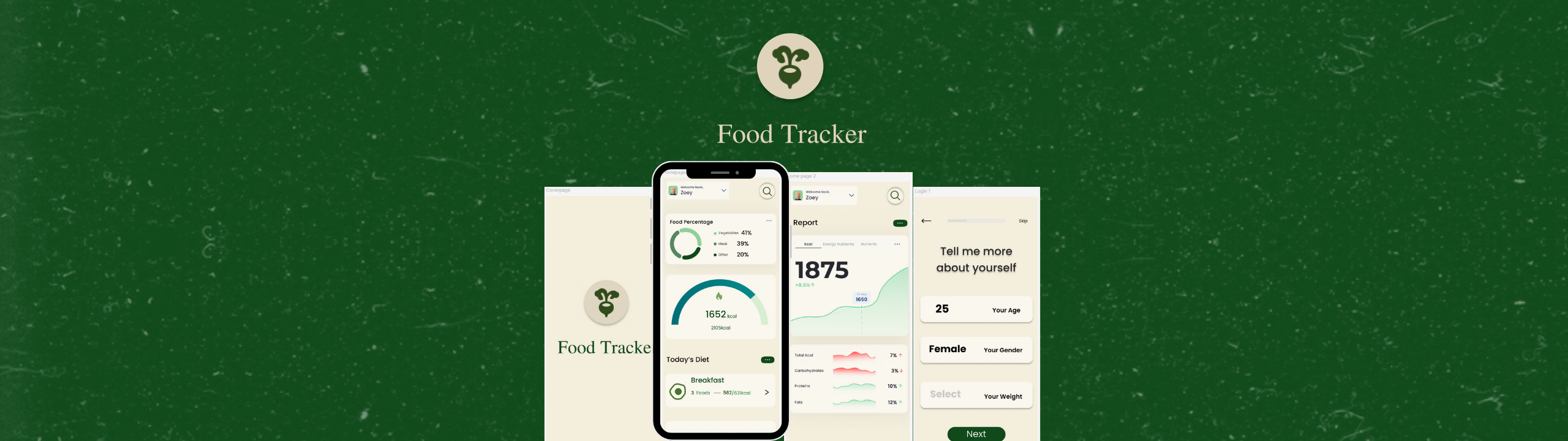 Food Tracker app overview